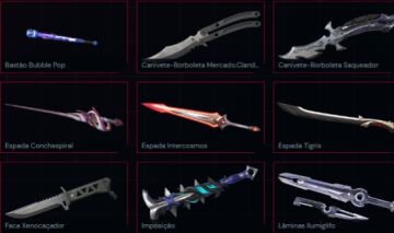 Conta Valorant VP 102.350 Skins 187 Facas 12 Agentes 24 Chaveiro 175 Rank Asc 1