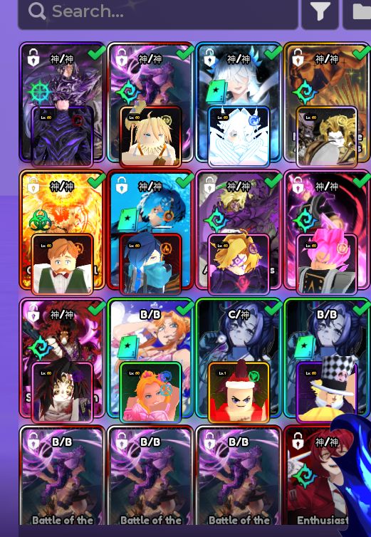 CONTA ANIME VANGUARDS META! - TSJW SHINY + 15K RR + MONARCHS - !!LER DESCRIÇÃO!!