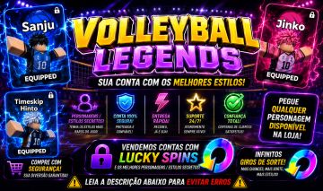 (HIDARI!!!) CONTAS COM SECRETOS!!! - VOLLEYBALL LEGENDS