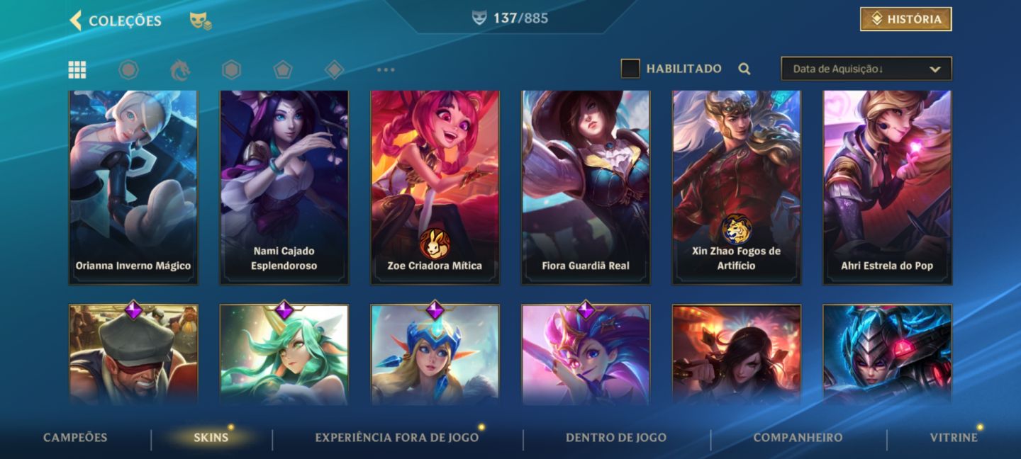 Conta Wild Rift main mid e Sup