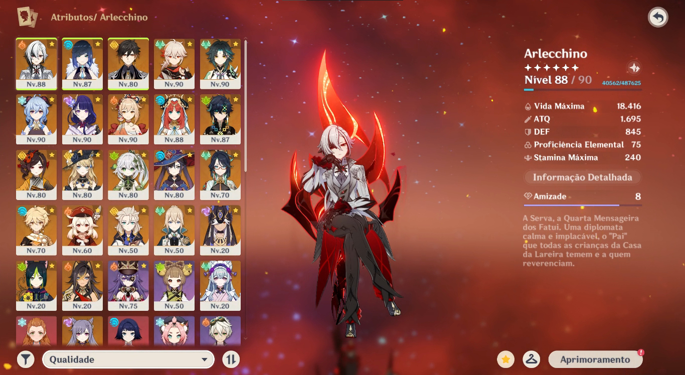 CONTA GENSHIN IMPACT 33 T5 + DIVERSOS T5 EM TODOS OS SERVERS