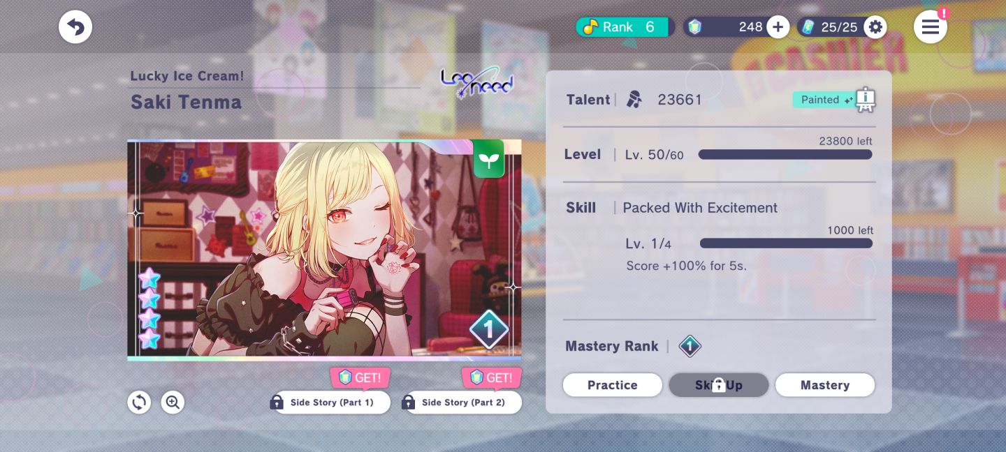 PJSK | Conta Iniciante | Saki 4 | 50+ Cards | Rank 6 | BARATA