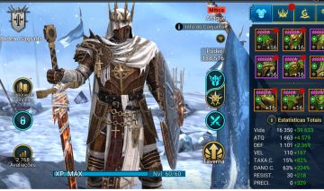 Conta Raid shadow legends LV100 . Com 3 míticos , siegfrund o anjo batendo muito