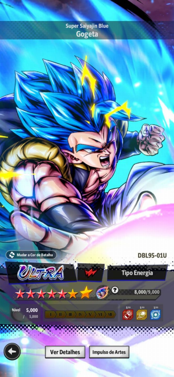 CONTA AVANÇADA COM O NOVO GOGETA ULTRA 12*, BROLY LR 8*, GOKU BLACK LR 14*