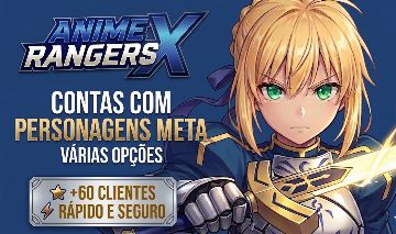 CONTAS COM UNITS META | ENTREGA RÁPIDA | ANIME RANGERS X
