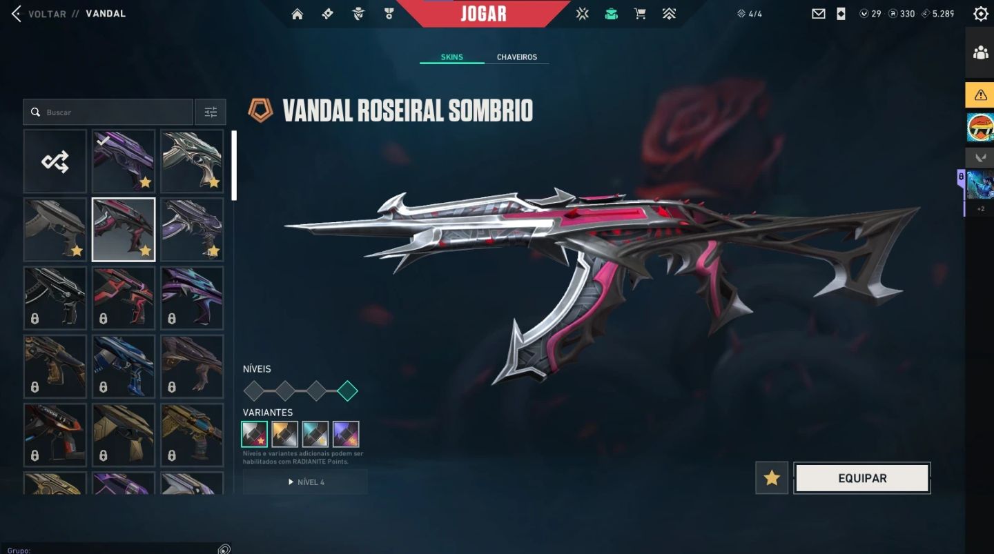 Conta Valorant com Muitas Skins ( as Melhores Skins do Valorant)