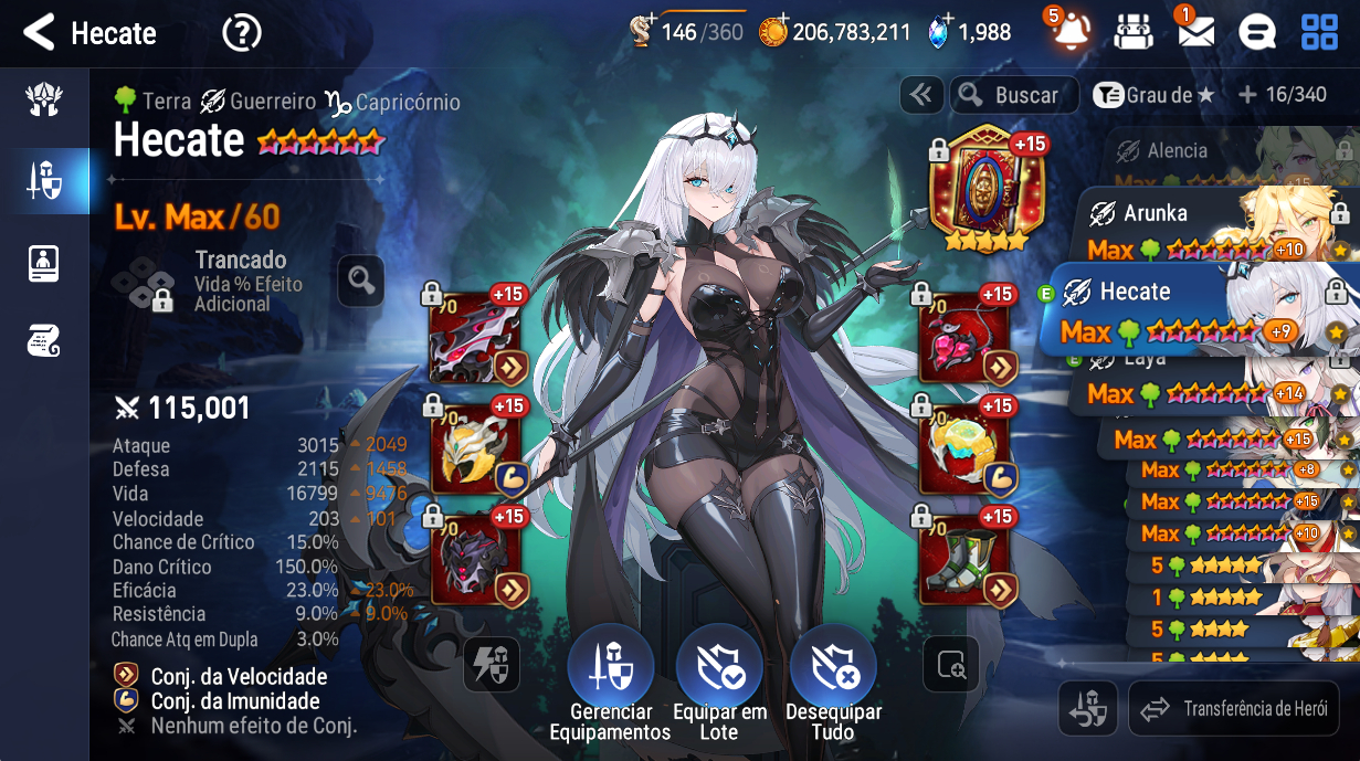 [EPIC SEVEN]CONTA END GAME/36ML5/FRIEREN+RE ZERO+SLIME+FULLMETAL+AESPA COMPLETOS
