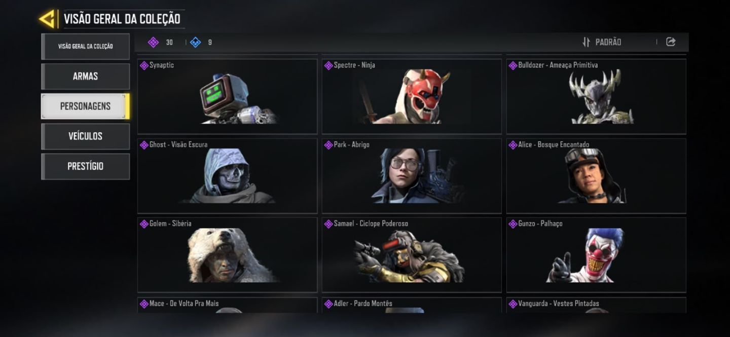 CONTA CALL OF DUTTY ANTIGA COM VARIOS PASSES E ARMAS,EMOJIS E MUITO MAIS