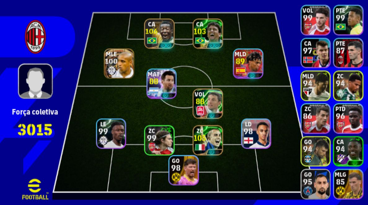 Contas Efootball Iniciais com Épicos/big Times Garantidos! Vol. 05