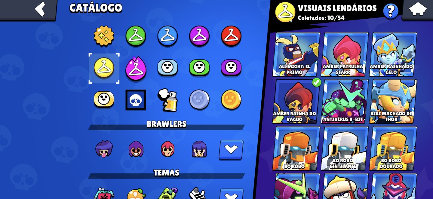 Conta 104 Brawlers + 345 Skins + 44Mil Troféus + Recursos