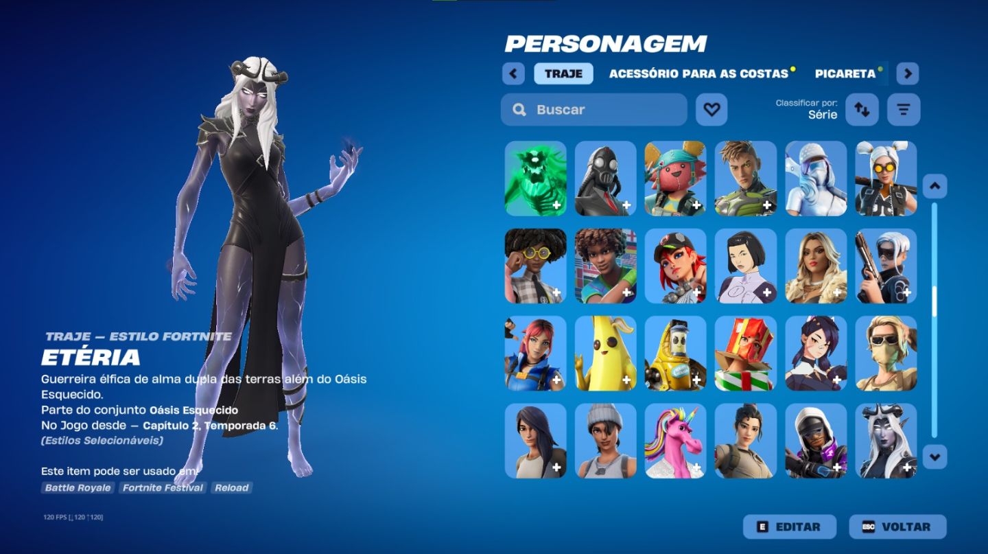 Conta de fortnite old