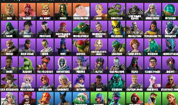 CONTA FORTNITE ABSURDA 61 SKINS | 71 PICARETAS|+60KVBUCKS GASTOS