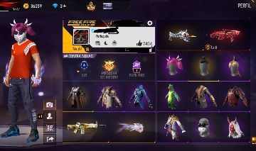 Conta de Free fire gemada/prime 5