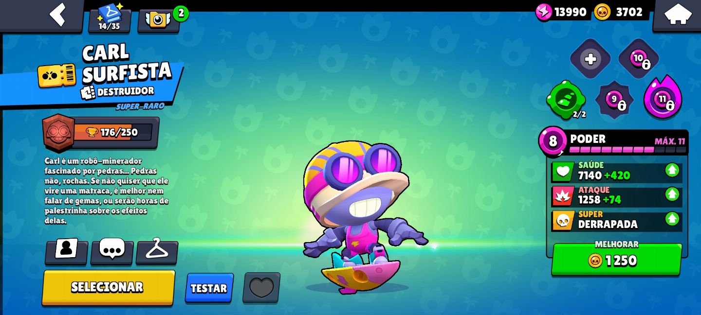Conta de brawl stars rara