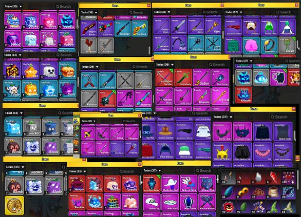 CONTA ROBLOX UPADA EM VARIOS JOGOS ESPECIALMENTE NO BLOX FRUITS