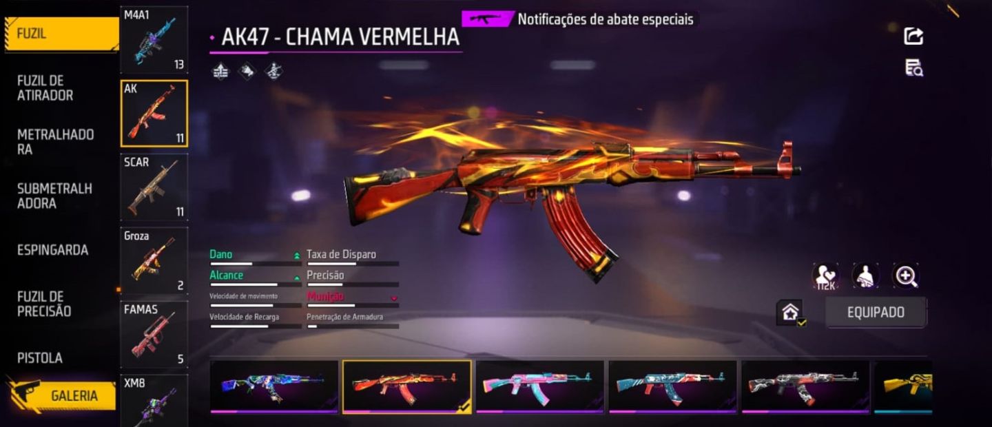 Conta Free Fire a venda