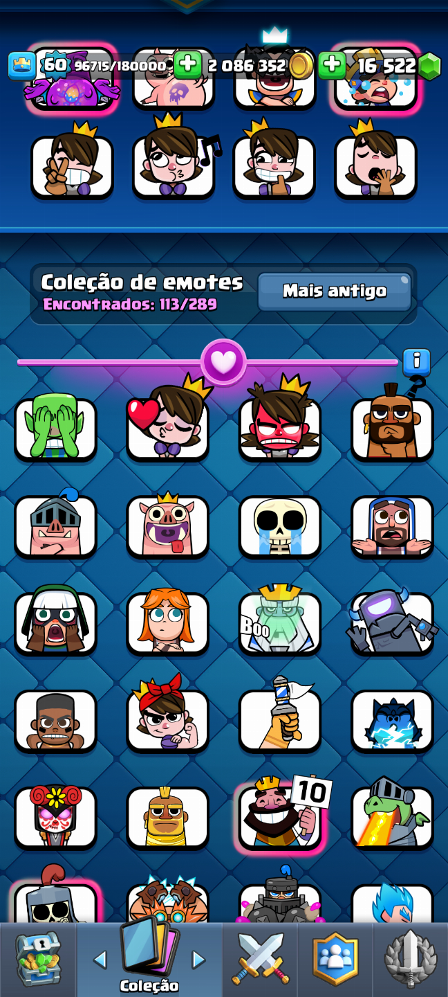CHANCE ÚNICA! Conta Clash of royale nivel 15 e Clash of Clans CV 14
