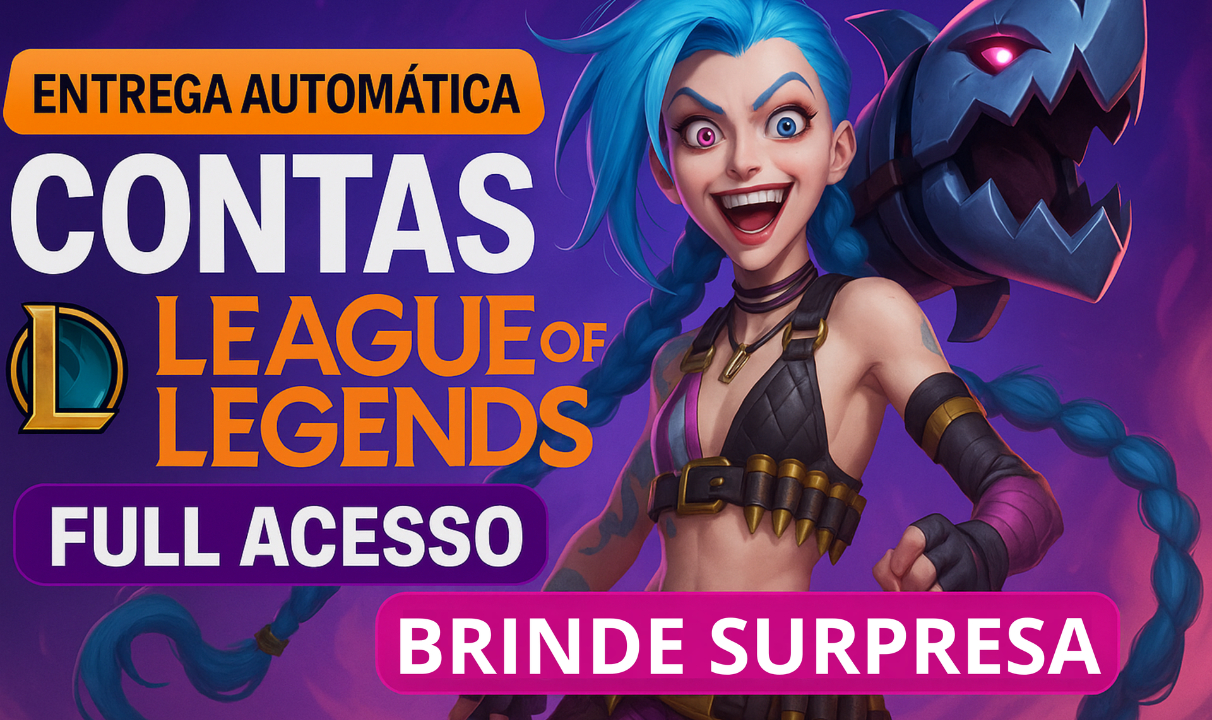SMURF LOL UNRANKED | ENTREGA IMEDIATA | BRINDE