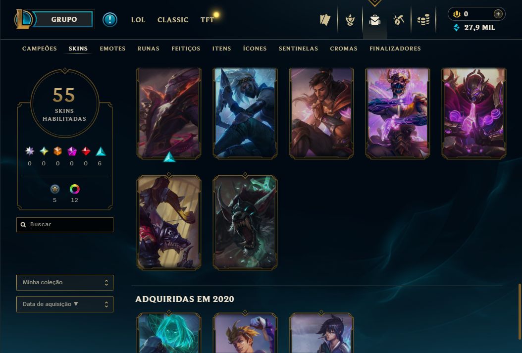 Conta de LoL Esmeralda 4 FA Único dono