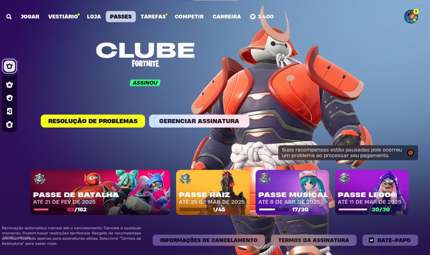 CONTA FORNITE RARA (OLHA DESCRIÇÃO)