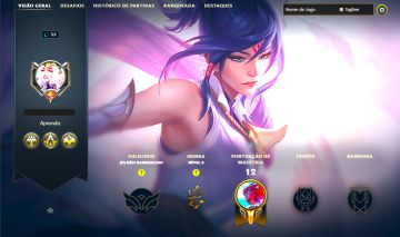 SKIN FIORA ESPADA ALADA + [ UNRANKED CONSERVADA ] + [ TROCA NICK ]