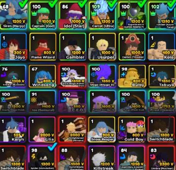 CONTA ANIME ADVENTURES 4 UNIQUE + DESCRIÇAO (PREÇO NEGOCIAVEL)
