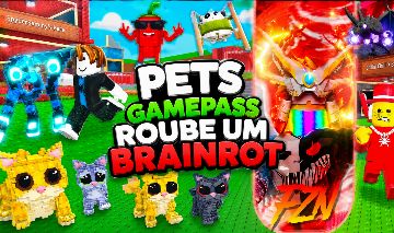 ROUBE UM BRAINROT PETS E GAMEPASS