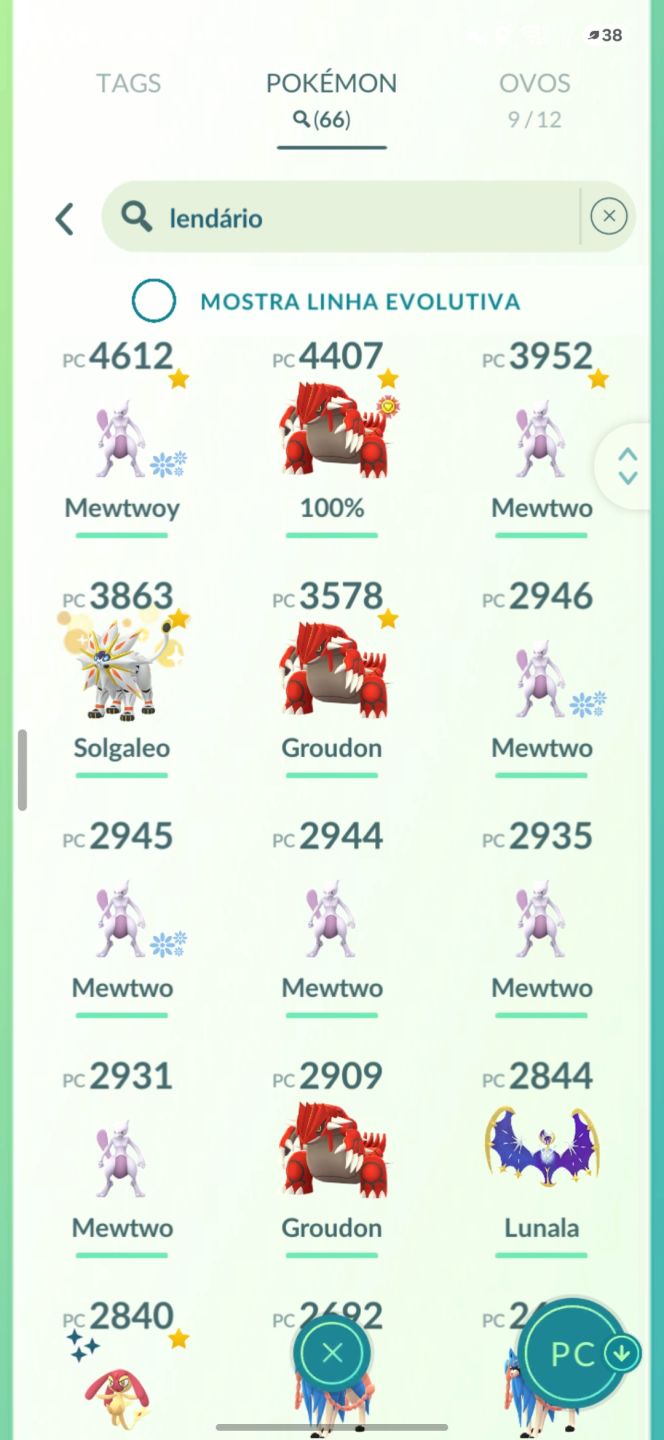 Conta pokémon go lvl 71-80