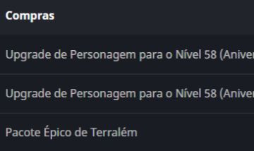 Conta Wow classic (burning crusade) Iniciante.