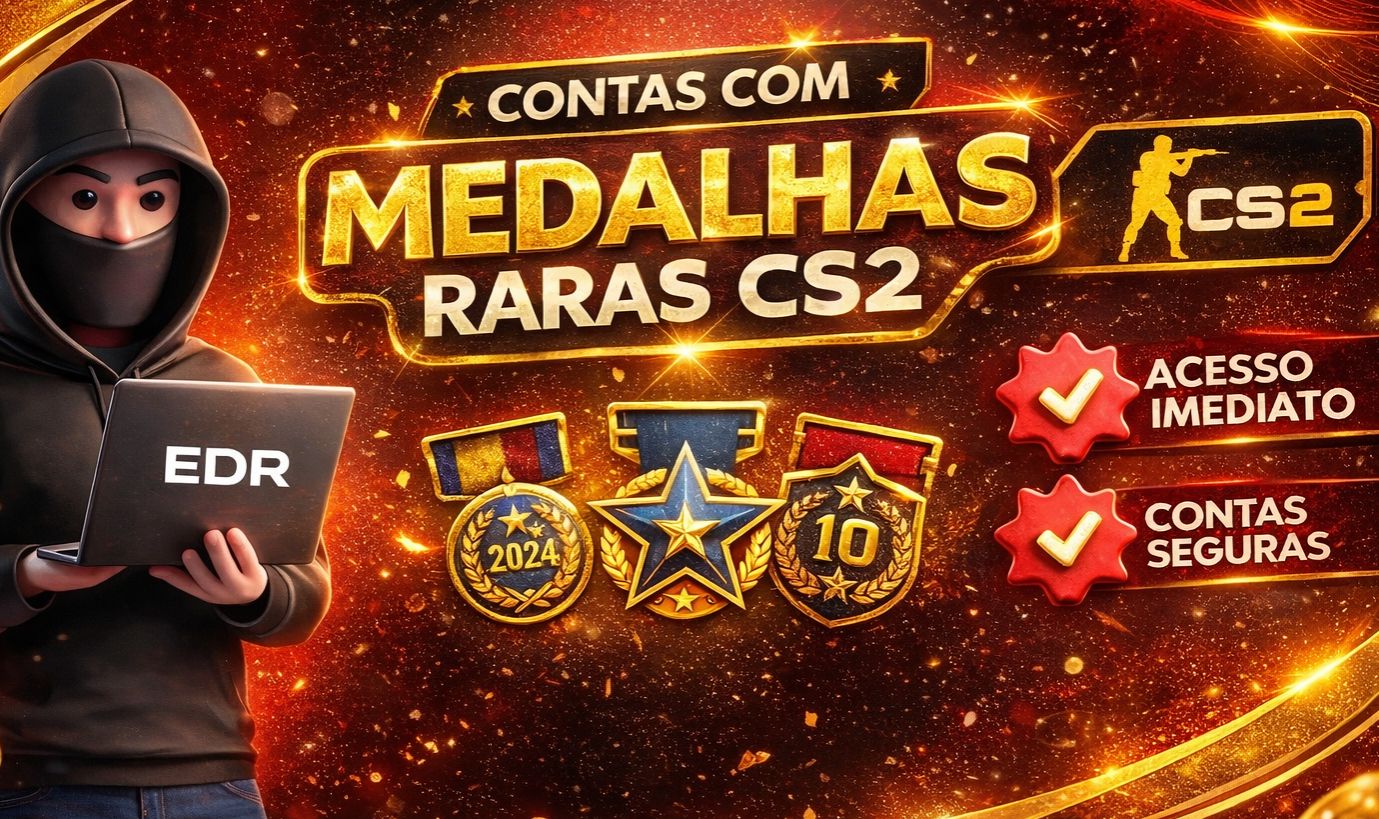 CONTA CS2 COM MEDALHA 10 E 5 ANOS [EMAIL ORIGINAL]