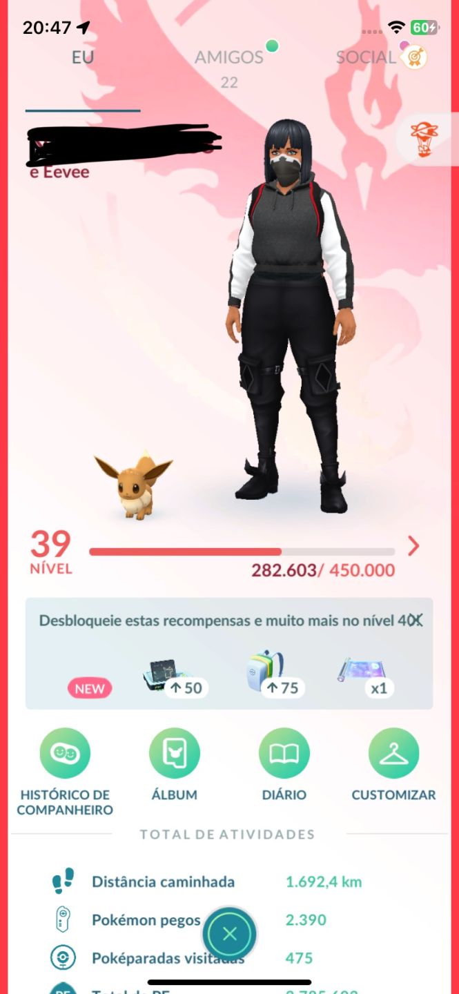 Conta Pokémon go com celebi e molares shiny
