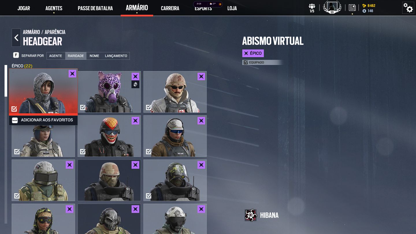 Conta rainbow six com skins universais , adicionais universais, agentes,level 99