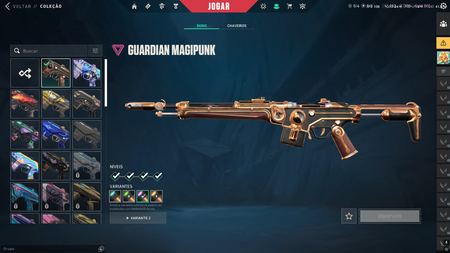 CONTA DE VALORANT +DE R$2800 GASTOS EX D1