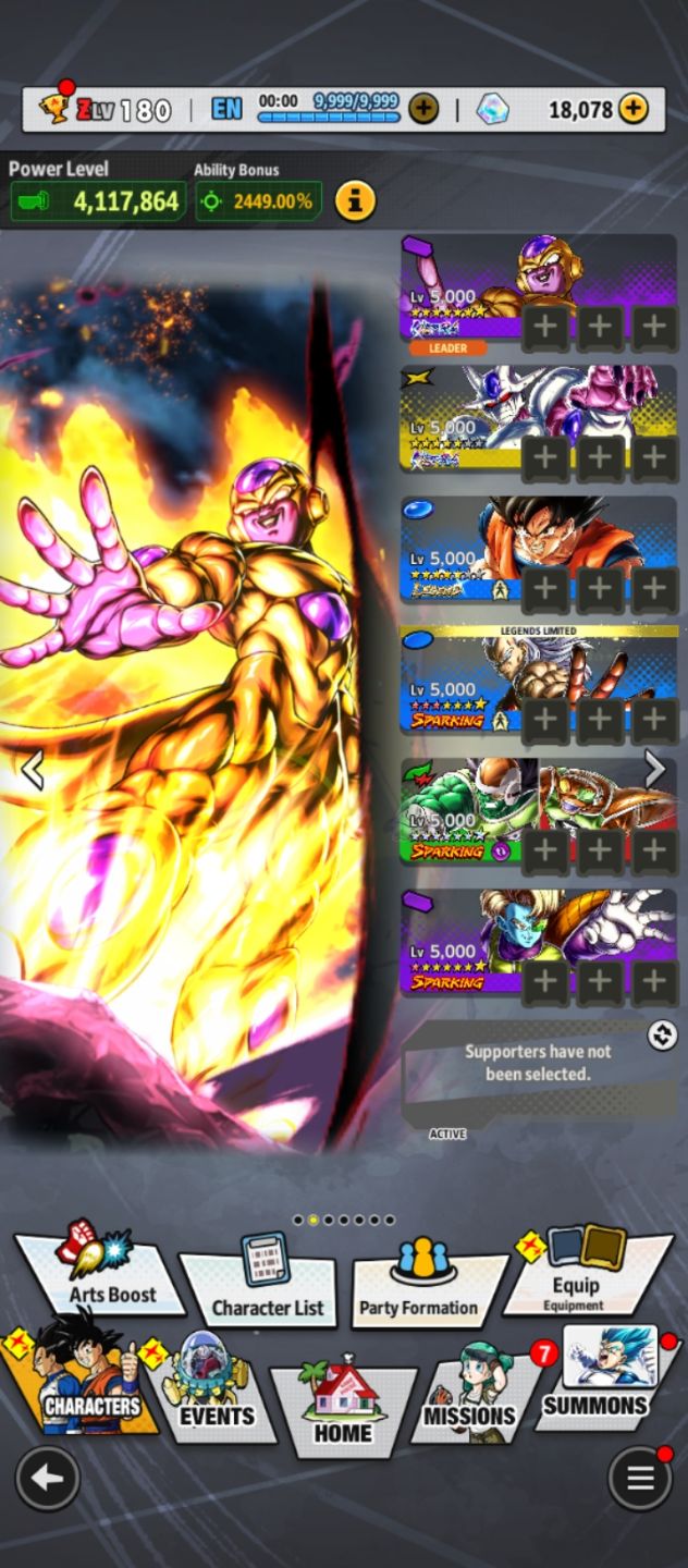 Conta DBL - Novos Personagens + 18K de CRISTAIS!