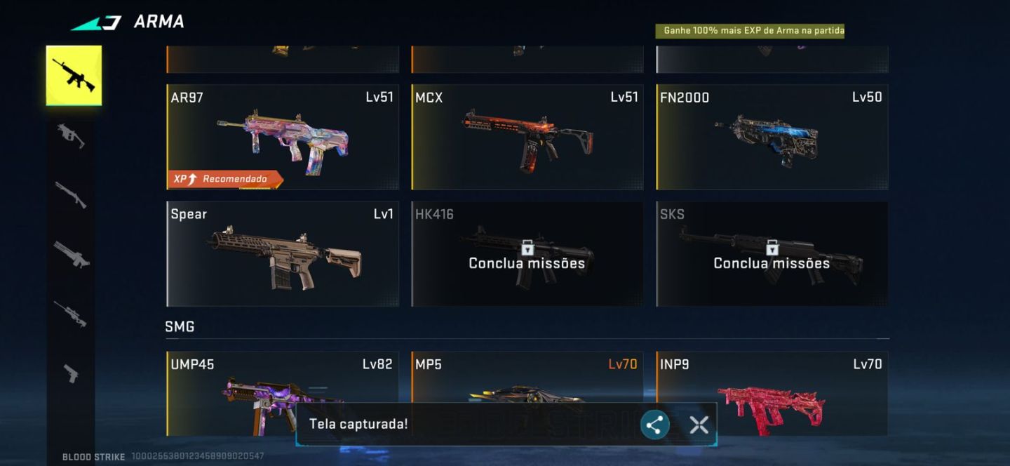Conta de Bloodstrike. lv50 com skins eternas e ultras