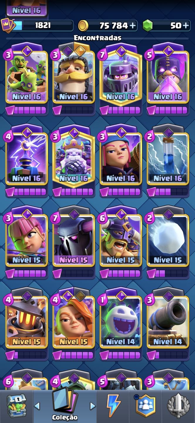 CONTA GEMADA CLASH ROYALE E BRAWL STARS