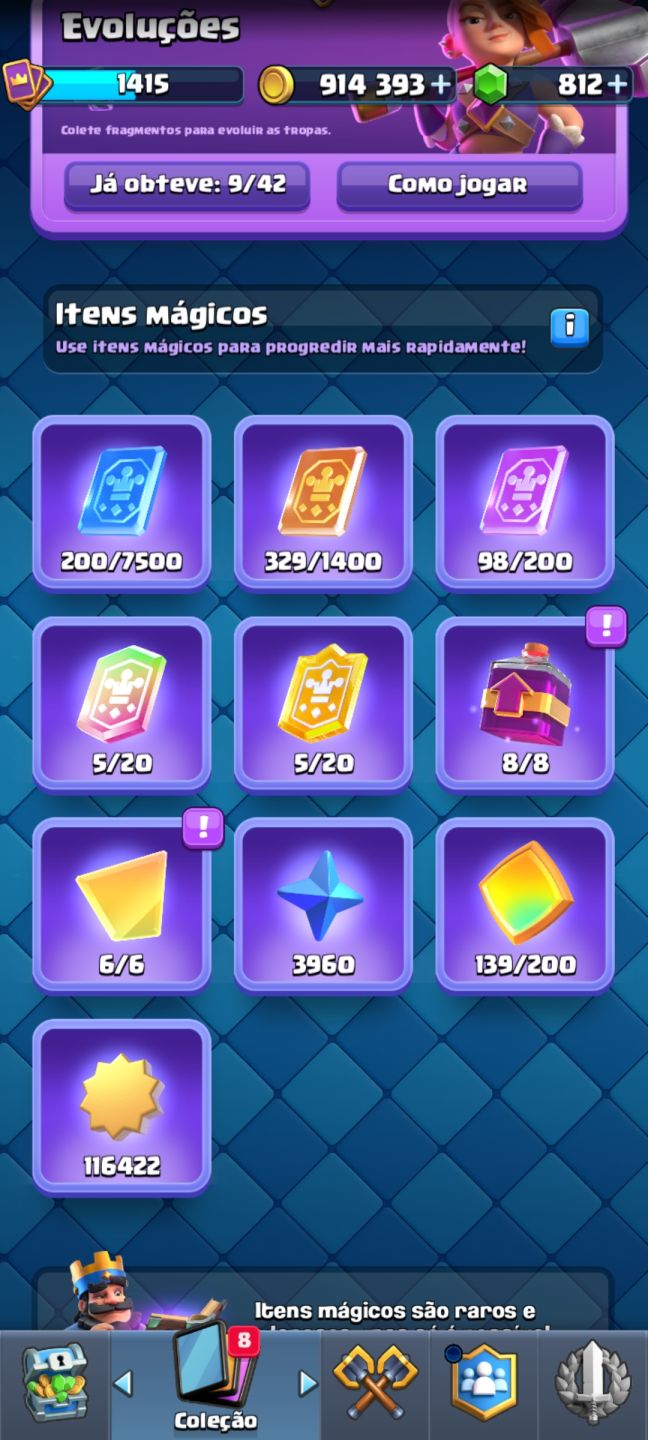Conta Clash Royale Gemada