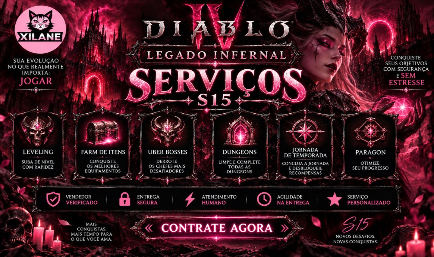 Diablo IV - Legado Infernal - SERVIÇOS - S15