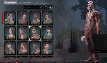 CONTA DE DBD DA EPIC GAMES TODOS OS SURVS P1