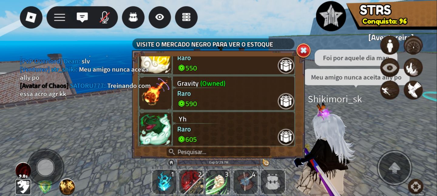 Conta de roblox focada em vários jogos