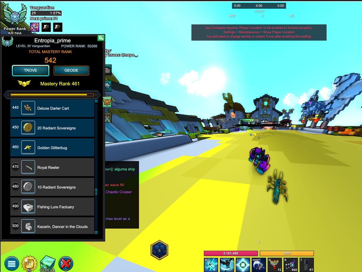 Conta trove endgame - 50k Pr