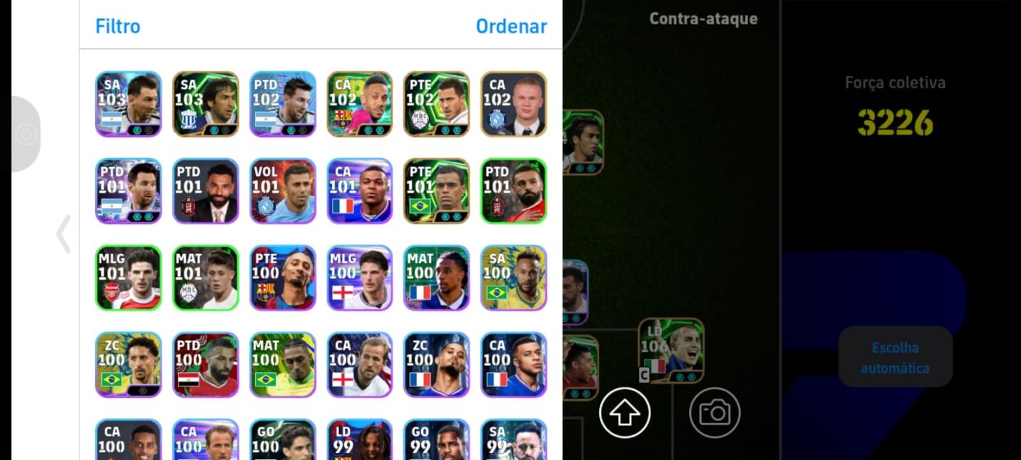 Conta de efootbal gemada muito boa