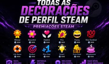 [PROMOÇÃO] PREMIAÇÕES DE PERFIL STEAM | SÃO 110 PRÊMIOS/220 PRÊMIOS/330 PRÊMIOS
