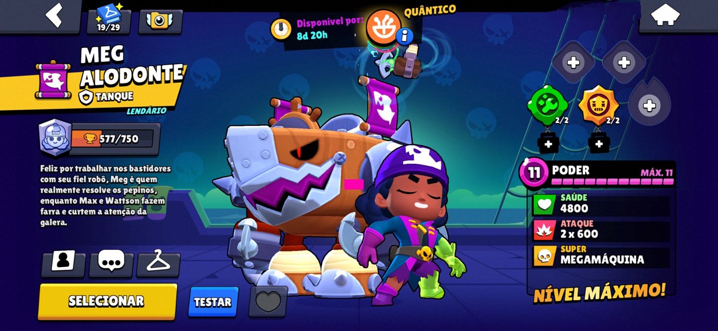 Essa conta muito boa de brawl stars conta full