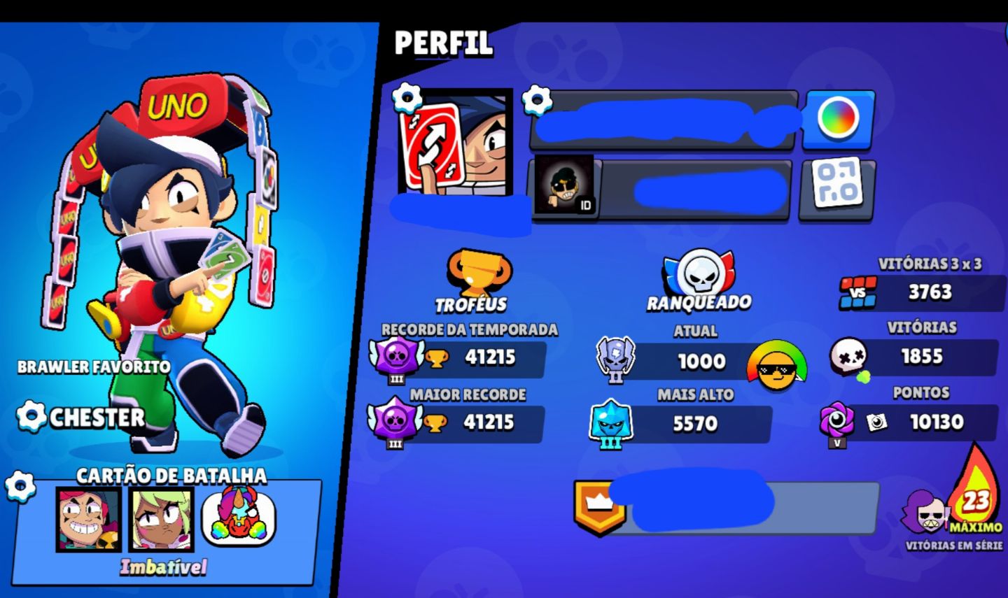CONTA BRAWL STARS 88 BRAWLERS MUITO UPADA (OLHE DESCRIÇÃO)