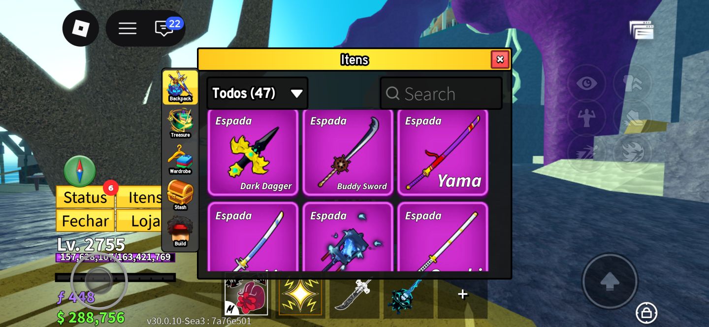 CONTA BLOX FRUIT | YORU, TTK, CDK, QUASE TODAS AS GAME PESS DO JOGO ( DISCRIÇÃO