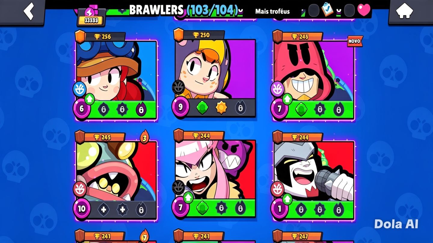 Conta Brawl Stars | Skin B800 Bull + Passe Lola Raros! 33k Troféus