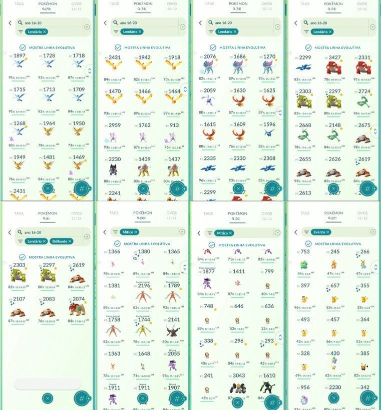 CONTA POKEMON GO LEVEL 54 | 90 LENDARIO | 186 BRILHANTE | LENDARIOS ANTIGOS