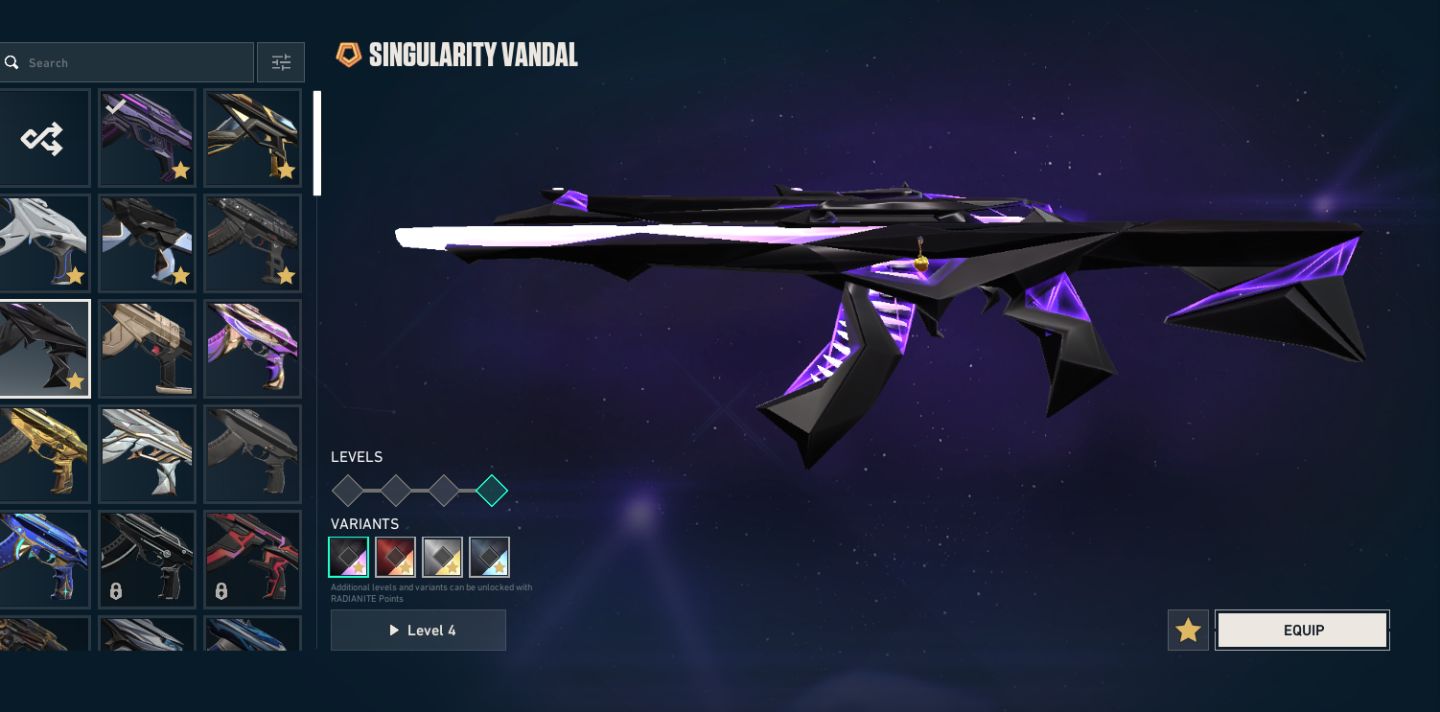 Conta de valorant com skins top e variedade