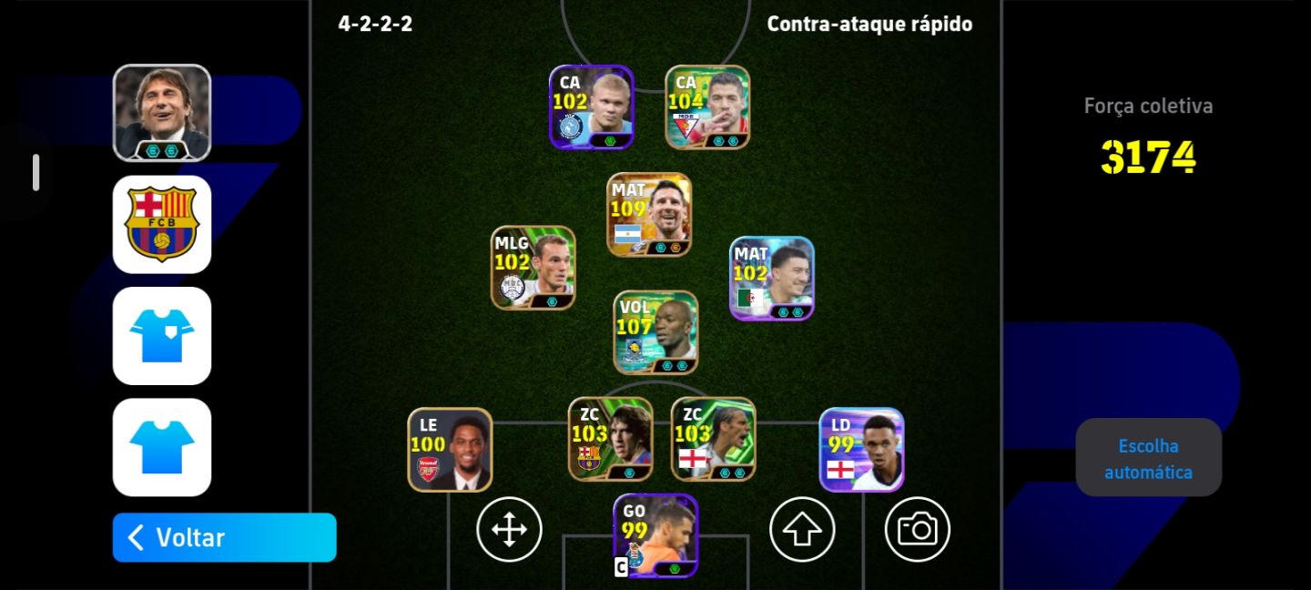 CONTA NA GGMAX COM MESSI 109 E MAKELELE